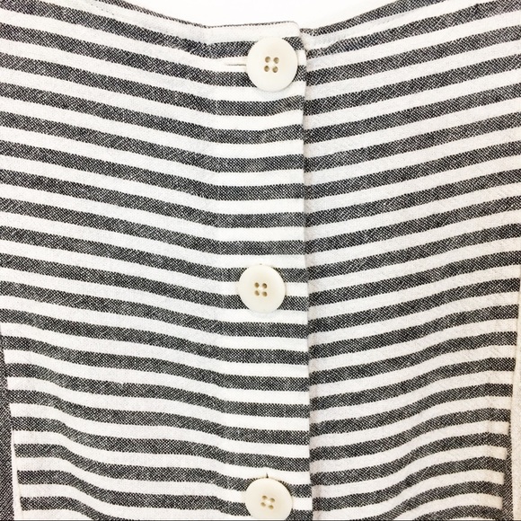 Madewell Linen Blend Button Back Shift Dress Sz XL - Picture 8 of 11